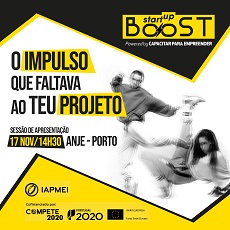 IAPMEI lança StartUp Boost powered by Capacitar para Empreender